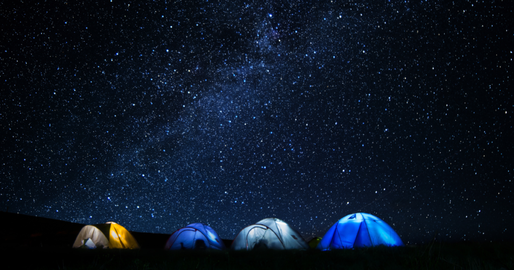 Overnight camping can be an adventure in itself.